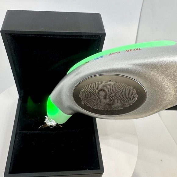 Moissanite Diamond Engagement Ring Six Prong Wedding GRA 18K 1 Ct Size 8 - Picture 4 of 11